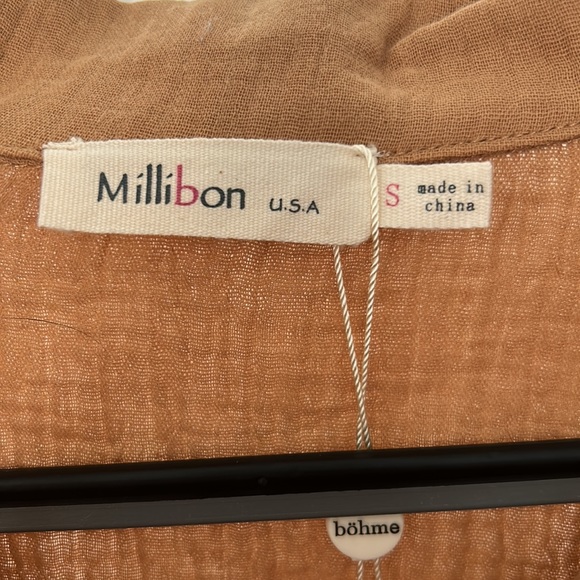 Böhme Tan Gauze Material Shirt - Picture 2 of 4